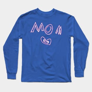 Izzo Mom Purple Long Sleeve T-Shirt